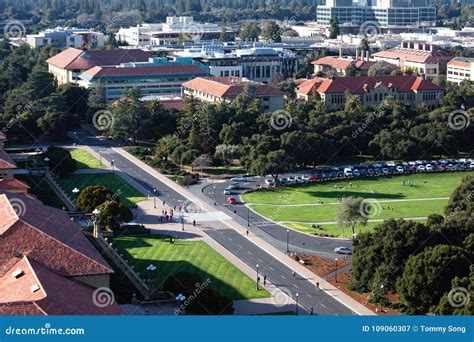 Stanford Oval from Above editorial photography. Image of colonial ...