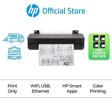 Hp Designjet T Inch Compact Large Format Plotter Printer Up To