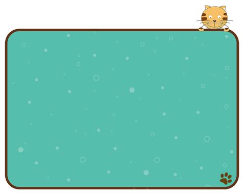 Coretan Rissa Cute Cat Tema Powerpoint