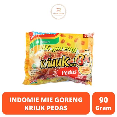 Jual INDOMIE MIE GORENG KRIUK PEDAS PCK 90G Shopee Indonesia