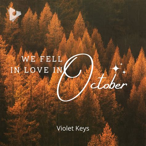 ‎we Fell In Love In October Piano Instrumental Single Album By