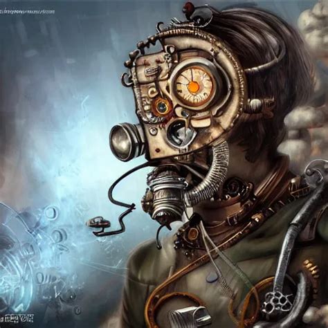 Steampunk Mad Scientist Digital Art Concept Art Stable Diffusion