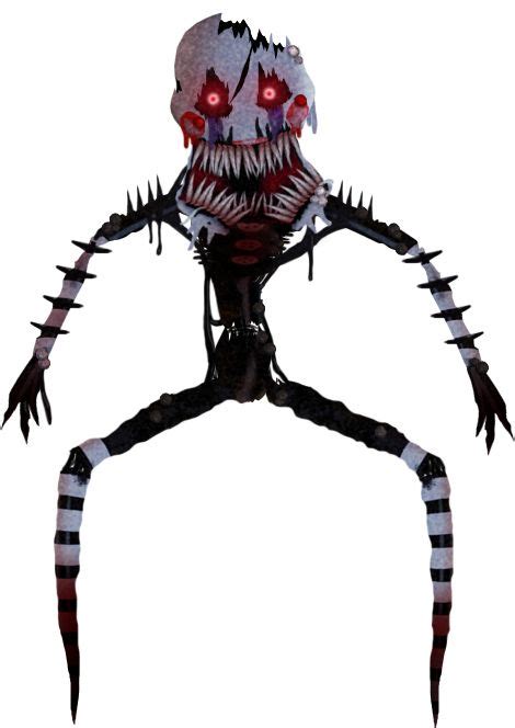 A Creepy Looking Creature With Red Eyes And Long Legs