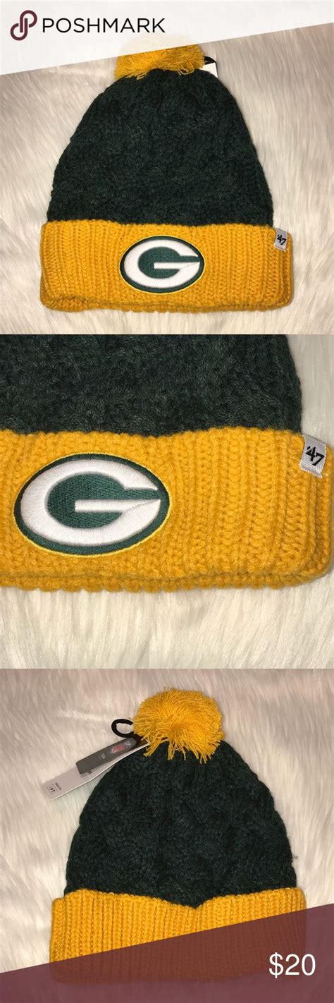 Womens NFL Green Bay Packers Pom Pom Knit Hat | Logo knit, Nfl accessories, Green bay packers logo