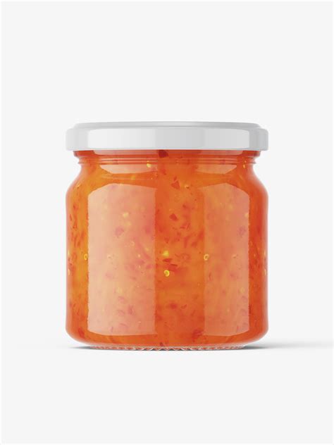 Chili Sauce Jar Mockup Smarty Mockups