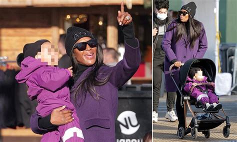 Naomi Campbell And Her Rarely Seen Daughter Enjoy A Day Out At Winter Wonderland Daily Mail Online