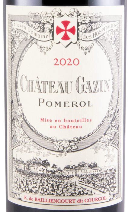 2020 Chateau Gazin Pomerol 1 Bottle 0 75L Catawiki