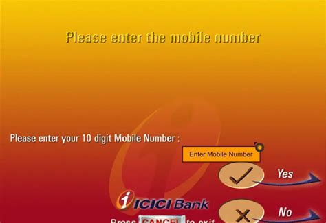 Register Mobile Number In Icici Bank Through Atm