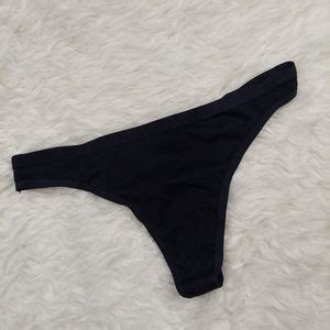 Auden Intimates Sleepwear Auden Black Thong Poshmark