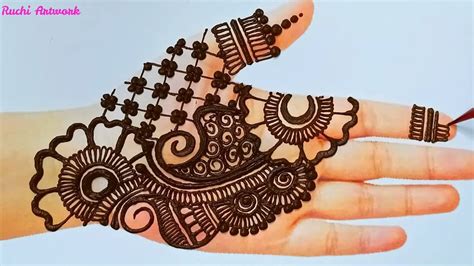 Mehandi Kaise Lagate Hain Front Hand Mehndi Design Mehanki Ki