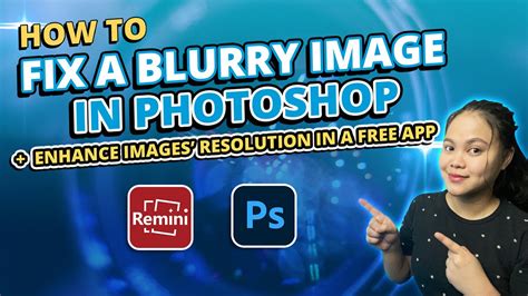 How To Fix Blurry Photos In Photoshop Youtube