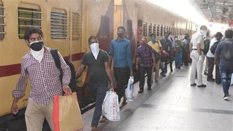 Over Lakh Migrants Ferried In More Than Shramik Special Trains