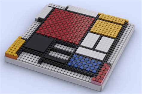 Support This Creation Lego Art Based On Piet Mondrian Rlegoideas