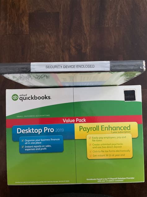 Brand New Intuit Quickbooks Desktop Pro Sealed Not A