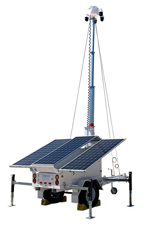 Solar Surveillance Trailers Jobsite Security STARCOMM