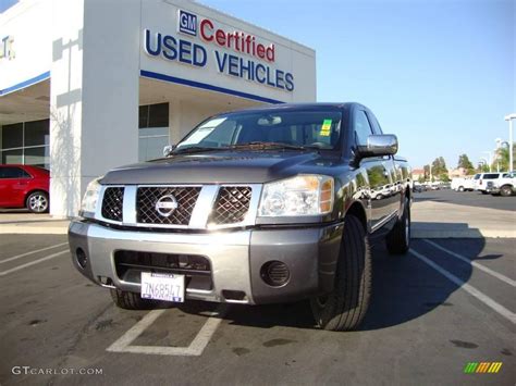 2004 Smoke Gray Nissan Titan SE King Cab 17901529 GTCarLot Car