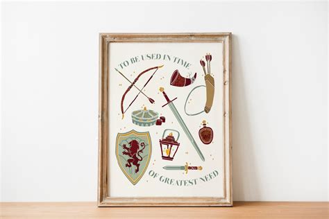 Narnia Gifts Poster Narnia Inspired Print Book Art Narnia Inspired Wall ...