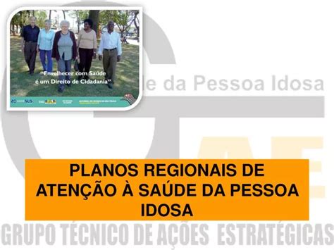 Ppt Planos Regionais De Aten O Sa De Da Pessoa Idosa Powerpoint