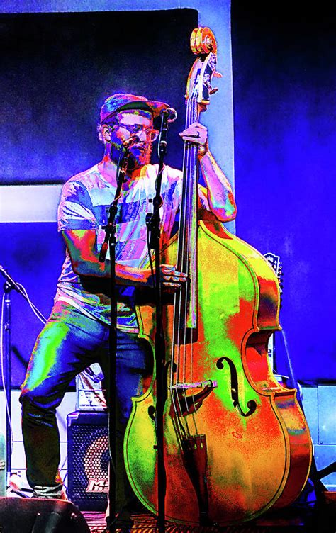 The Stand Up Bass Player Photograph By C H Apperson Fine Art America