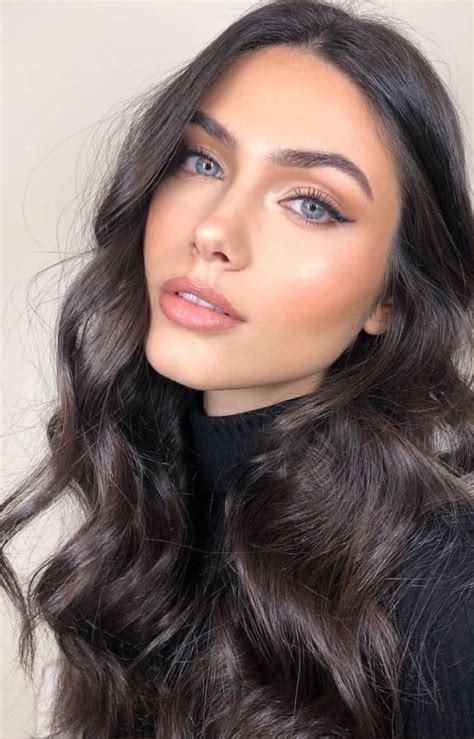 Dark Hair Color Ideas For Blue Eyes