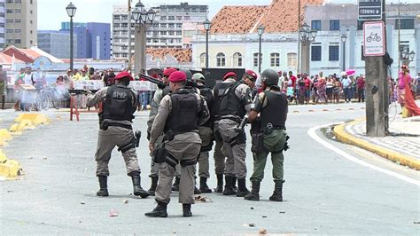 S Rie De Protestos No Recife Termina Em Confronto Entre Manifestantes E