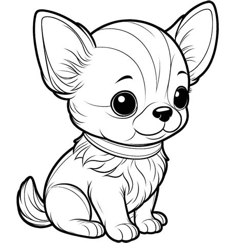 Dibujos De Perro Chihuahua Para Colorear E Imprimir Coloringlib