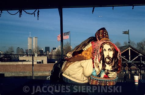 Jacques Sierpinski USA New York City couple avec blouson à l