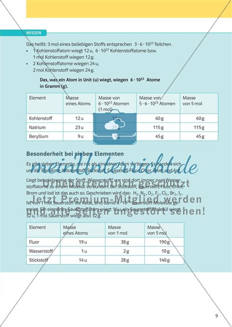 Formeln Größen und chemisches Rechnen Teil 1 meinUnterricht