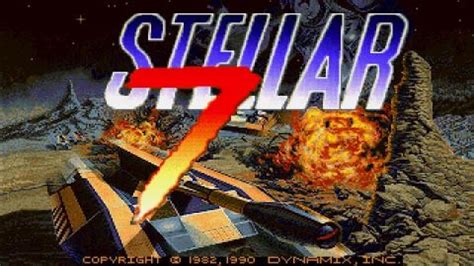 Stellar 7 Gameplay Pc Game 1990 Youtube