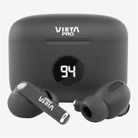 Vieta Pro FADE ANC True Wireless Headphones Black Lufthansa WorldShop