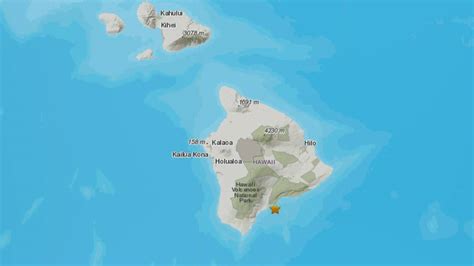 3.2 magnitude earthquake strikes near Pāhala on the Big Island : Big ...