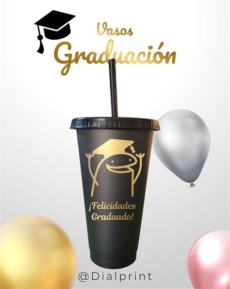 Vasos personalizados para graduación Diy graduation gifts Graduation