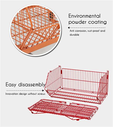 4 Basket Stackable Movable Wire Dump Bins Buy 4 Basket Stackable