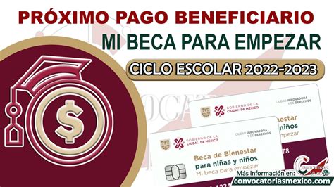 ≫ Atención ¡próximo Pago Beneficiarios Del Programa Mi Beca Para