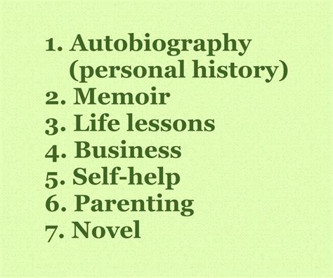 How To Write A Book On Your Life