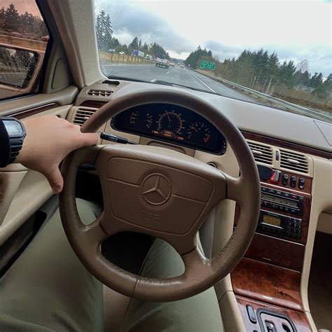 Love a good ol interior shot. The simplicity of the w210 interior adds to the classiness : r ...