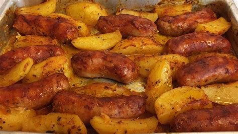 LINGUIÇA ASSADA BATATA Receitas da Josi YouTube