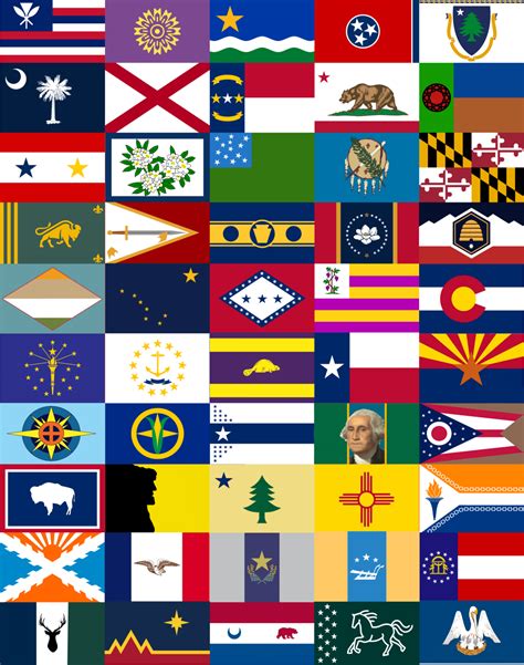 Compilation Of State Flag Redesigns Current Basically Whatever I Like