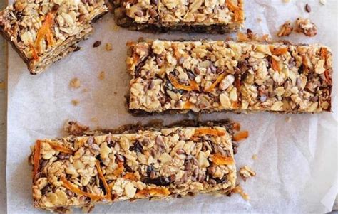 Carrot Cake Muesli Bars Healthy Food Guide