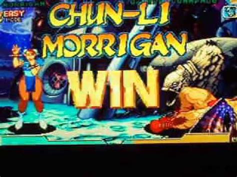 Marvel Vs Capcom Chun Li And Morrigan Ansland Vs Zangief And Captain