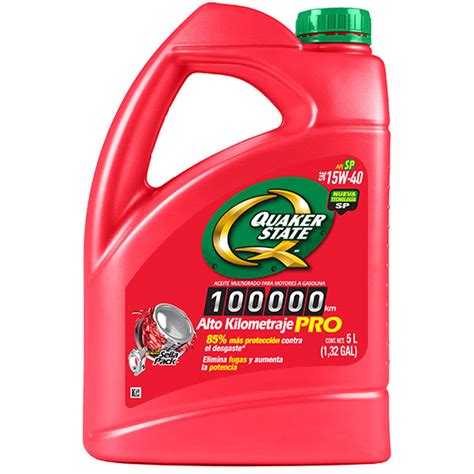 Quaker State Alto Kilometraje W Aceite De Motor Cuartos