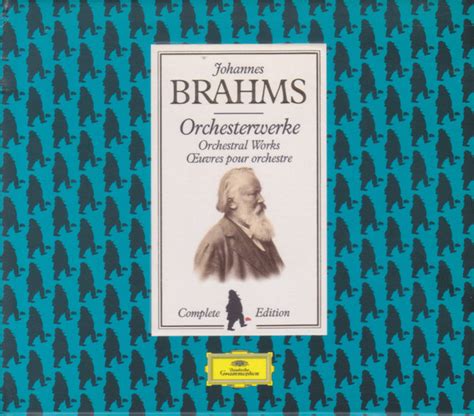 Johannes Brahms Orchesterwerke Orchestral Works 1989 CD Discogs