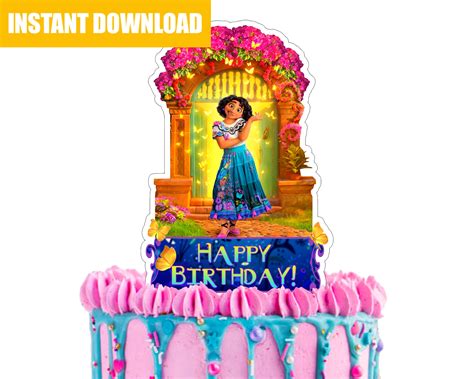 Encanto Party Cake Topper Cake Topper Party Decor Girl Birthday Party