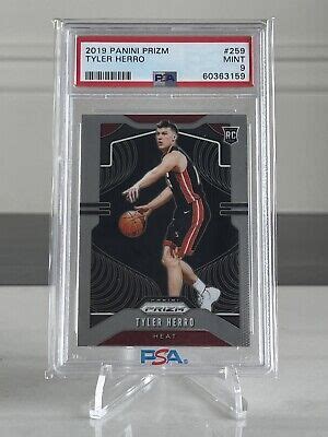 Panini Prizm Tyler Herro Rookie Card Rc Psa Mint Miami