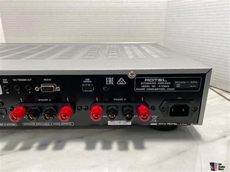 Rotel A12 MKII Stereo Integrated W DAC Bluetooth MSRP 1199 99