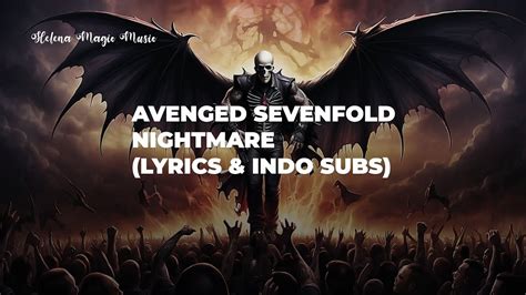 AVENGED SEVENFOLD NIGHTMARE LYRICS INDO SUBS YouTube