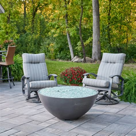 Outdoor GreatRoom Cove 42 Inch Edge Gas Fire Pit Bowl Fire Pits