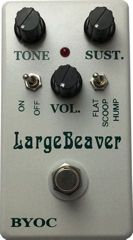 Large Beaver Russian Big Muff Kit By Build Your Own Clone Byoc