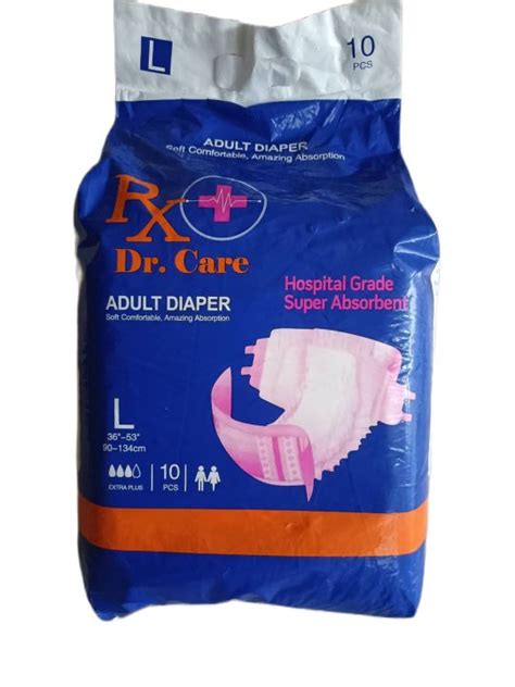 Rx Dr Care Adult Diaper Tape Large 1pack 10pcs Pack Lazada Ph