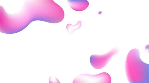 Liquid Flow Pastel D Neon Lava Lamp Vector Geometric White Background